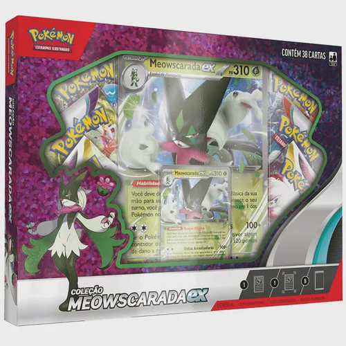 Box Pokémon Lendas em Paldea: Miraidon E/ou Koraidon EX Coleção