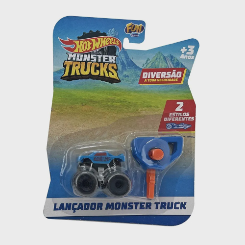 Carro Fun Hot Wheels Monte Seu Monster Truck Vermelho - F0082-6