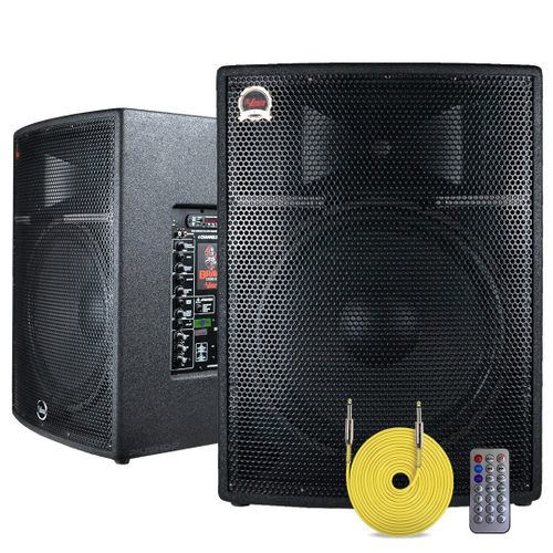 Caixa Trio Residencial Bob Ativa 440W Shutt Beats 12 + MP3