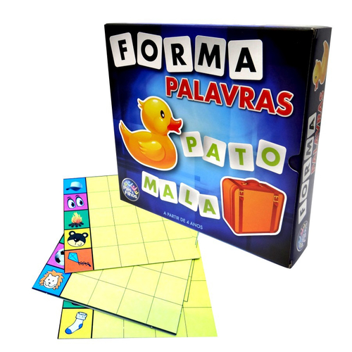 Jogo Educativo Forme Palavras Maninho pedagogia Jogos Infantis Jogos  Educativos Menino Menina Alfabetização na Americanas Empresas