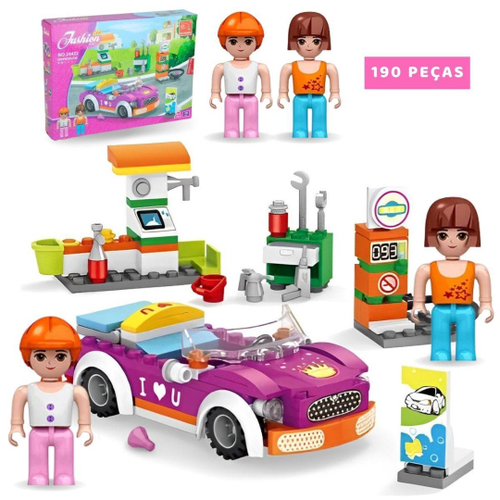 Kit Blocos 180 Peças De Montar Infantil - Maptoy na Americanas Empresas