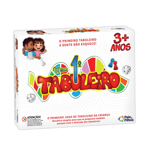 Meu Primeiro Tabuleiro 4 Jogos Para Criança 3 Anos Educativo no Shoptime