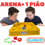 Kit Arena de Batalha Glasslite + Pião Infinity Nado