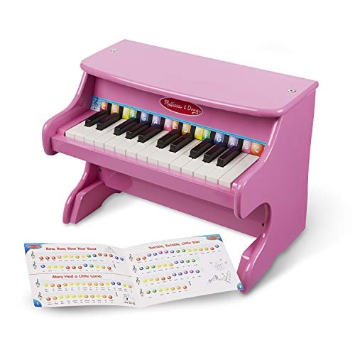Piano Melissa e Doug 25 Teclas Rosa Livro em Promo o na Americanas