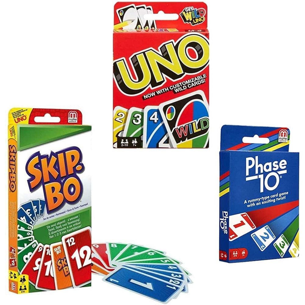 Mattel - Uno Showdown - Jogo de Cartas, Jogos cartas criança