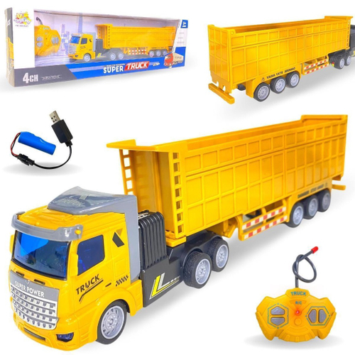 Caminhão Carreta de Controle Remoto - Big Truck - Sortido - Unik Toys