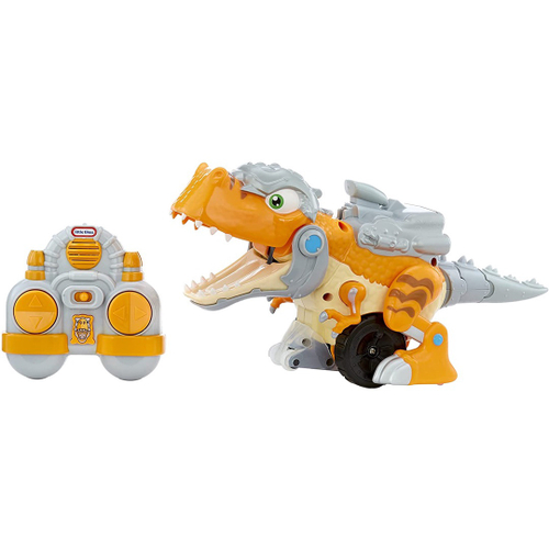 Little Tikes T-Rex Strike rc Controle Remoto Carro do Veículo de Brinquedo  de Dinossauro Chompin com giros completos de 360 graus que ruge, toca  música e sfx- Presentes para crianças, brinquedos para