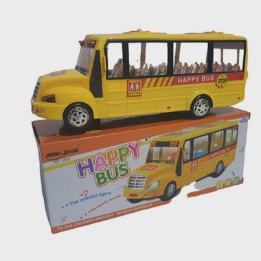 Ônibus Escolar Americano Fricção Luz e Som - Pirlimpimpim Brinquedos