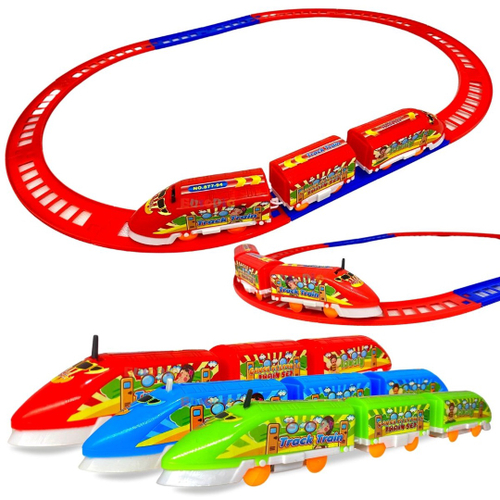 Trenzinho De Brinquedo Locomotiva Com Som E Luz Trem Trilhos em Promoção na  Americanas