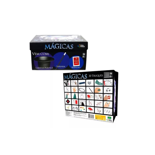 Jogo Kit 12 Magicas Criança Truques Cartas Nig Brinquedos em Promoção na  Americanas