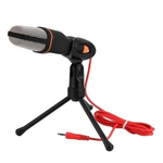 Microfone Condensador Profissional Com Tripé p/ Gravação Pc