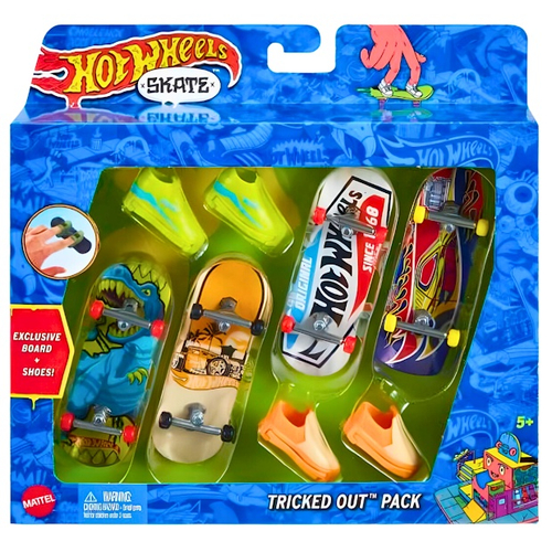 Skate de Dedo Hot wheels Profissional Tenis Fingerboard - Mattel