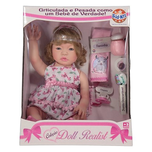 Boneca Reborn Doll Realista Layla Sid-Nyl - Fátima Criança