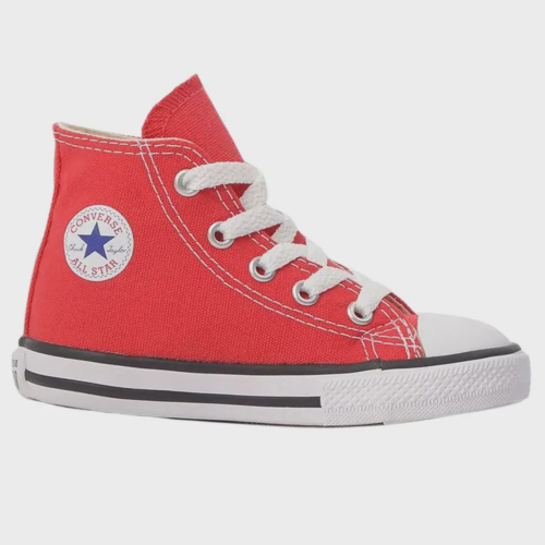 Tênis Infantil Converse All Star Preto 2V Couro (18-25) - Laranjeiras Kids