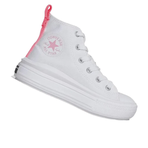 ALL STAR CHUCK TAYLOR ROSA CHICLETE GLITTER CANO LONGO INFANTIL