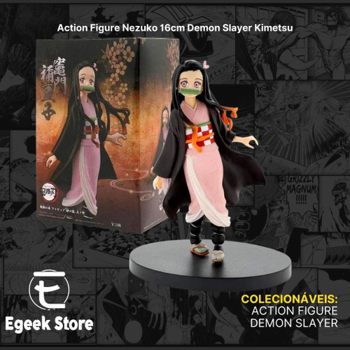 Boneco Tanjiro Kamado Articulado Demon Slayer Inosuke Nezuko