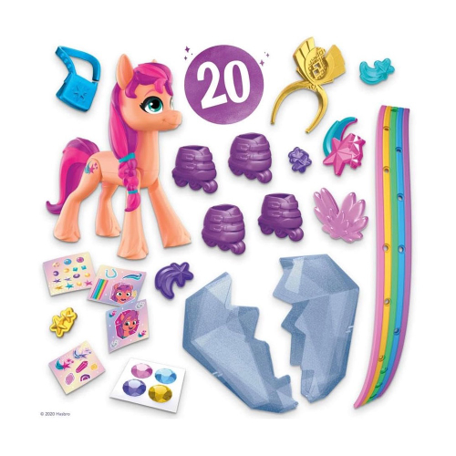 Figura My Little Pony Aventura Cristal Sunny Com Asa - Hasbro em Promoção  na Americanas