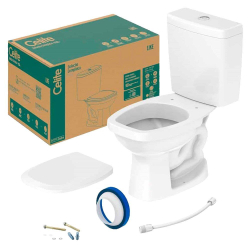 Kit Vaso Sanitário + Caixa Acoplada + Acessórios de Fixação Celite Like Branco é boa?