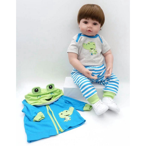 Bebe Reborn Menino 100% Silicone 47 Cm - Lucas na Americanas Empresas