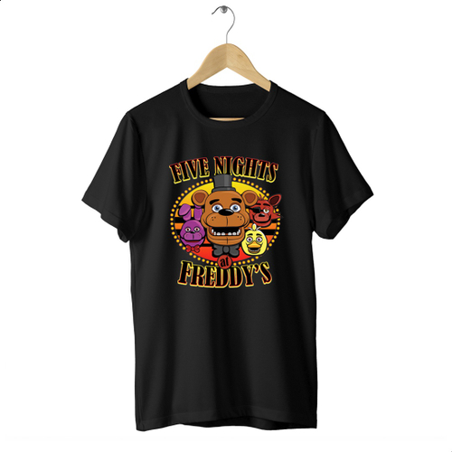 Camiseta Camisa Five Nights At Freddy Fazbear Game Fnaf 444