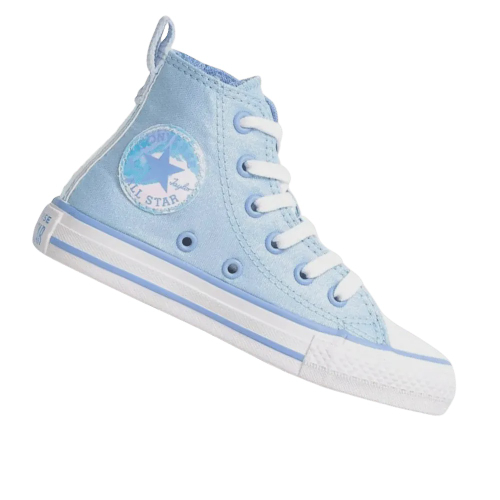 Tênis Infantil Converse All Star Chuck Taylor Cano Alto Azul