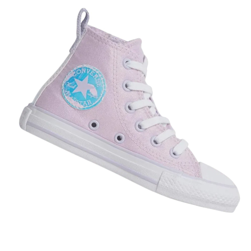 Tênis Converse All Star Chuck Taylor Feminino Cano Alto Bege - FutFanatics