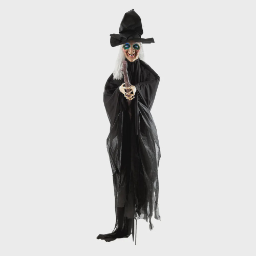 Boneco Halloween Bruxa Alcina com Som e Luz - Extra Festas