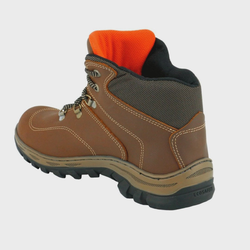 Bota Masculina Botina Caterpillar Cano Curto Palmilha Gel P.U Biqueira  Impermeável