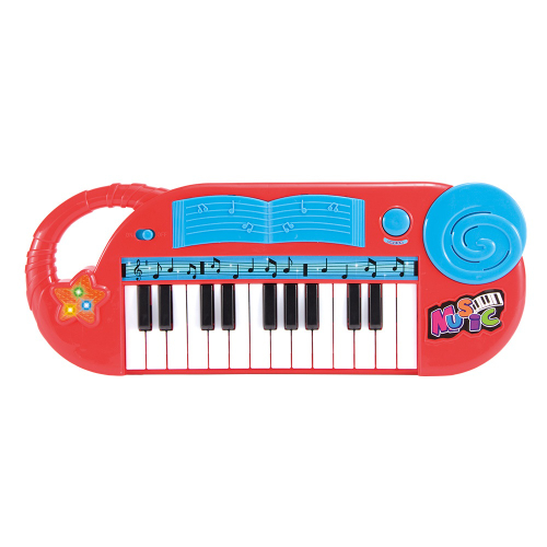 Teclado E Microfone Infantil - Dm toys