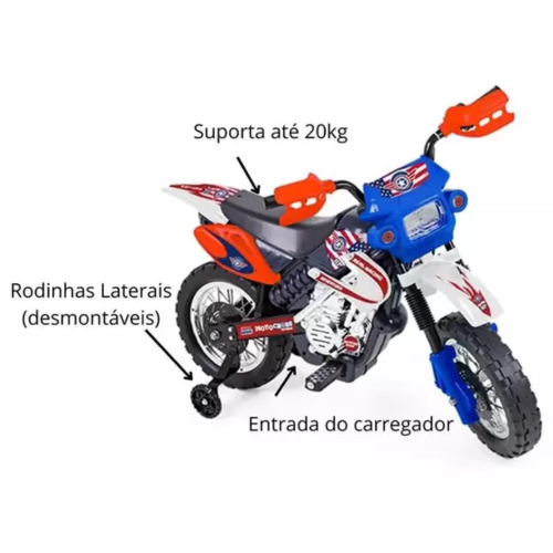 Mini Motinha Elétrica Infantil - Mini Moto Cross P/ Crianças