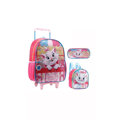 Lancheira 3D Infantil - Disney - Gata Marie - Maxtoy