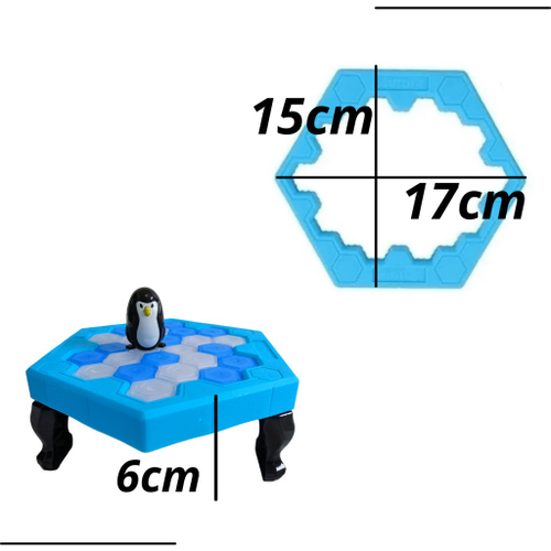Jogo Do Pinguim Quebra Gelo Numa Fria Brinquedo Criança - Glumi