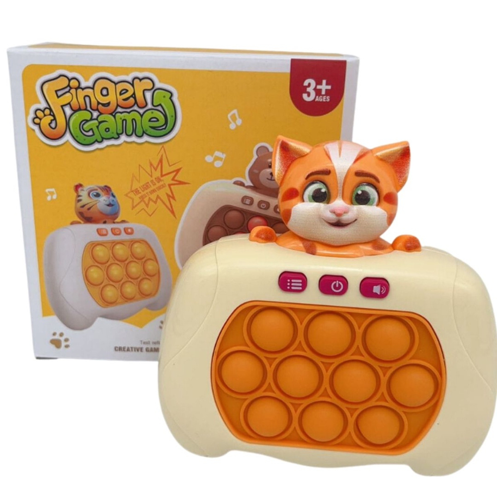 Minigame Pop-it Jogo Eletrônico Game Fidget Toys de Gatinho em