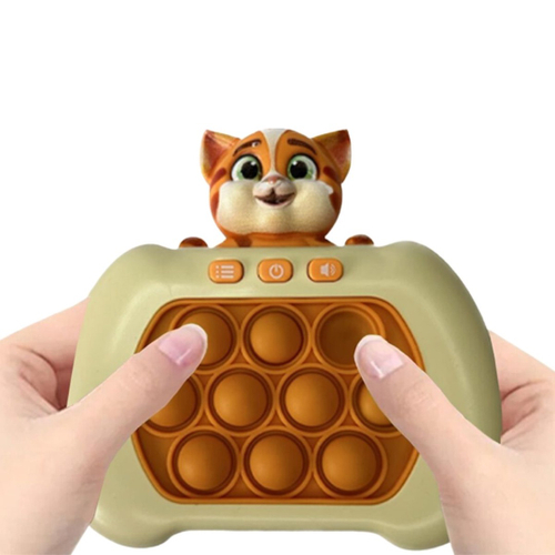 Jogo Pop It Eletrônico Mini Console Anti Stress de Gatinho em