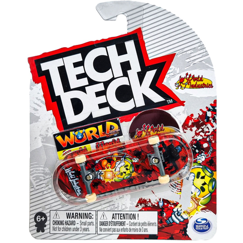 Skate de dedo Tech Deck Disorder 96mm Branco Preto