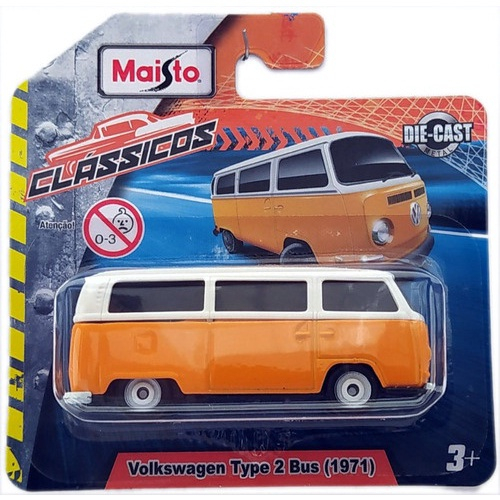 Maisto Fresh Metal 1 64 Volkswagen Type 2 Bus Kombi 1971 no Shoptime