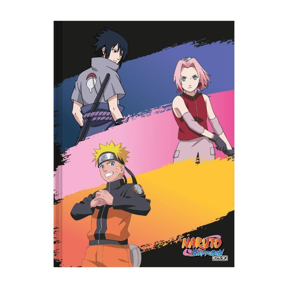 Cad 1/4 Broch Cd 80fls Sd Naruto C/5 Ref 222053 no Shoptime