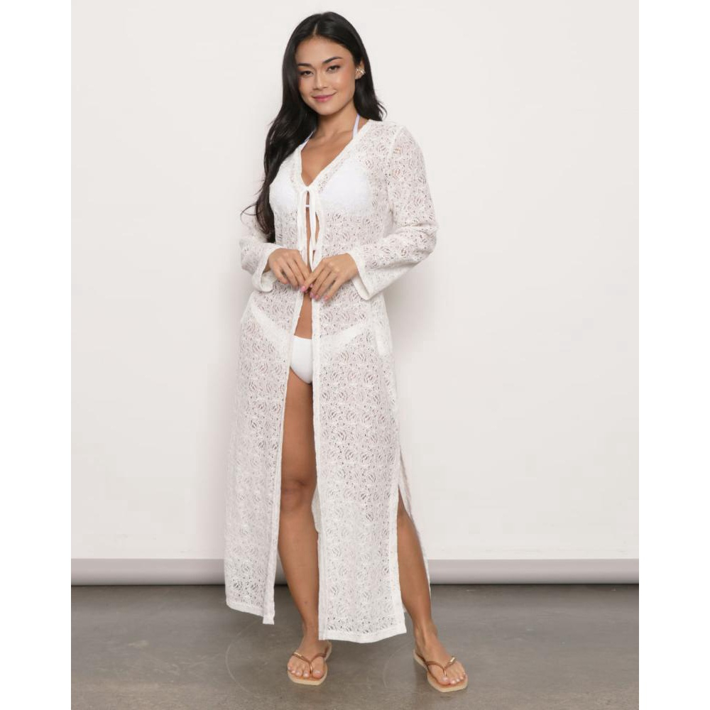 Kimono best sale branco renda