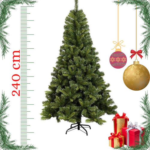 Árvore De Natal Grande Artificial 240 Cm De Altura Cheia