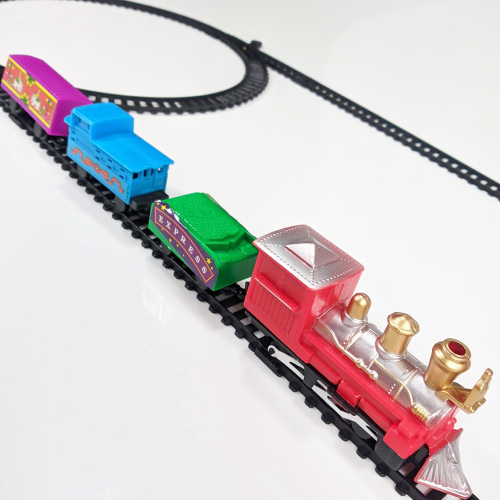 Trenzinho De Brinquedo Locomotiva Com Som E Luz Trem Trilhos em Promoção na  Americanas