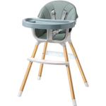 Cadeira de Bebe Para Alimentação 2 Alturas Premium Multmaxx - Verde