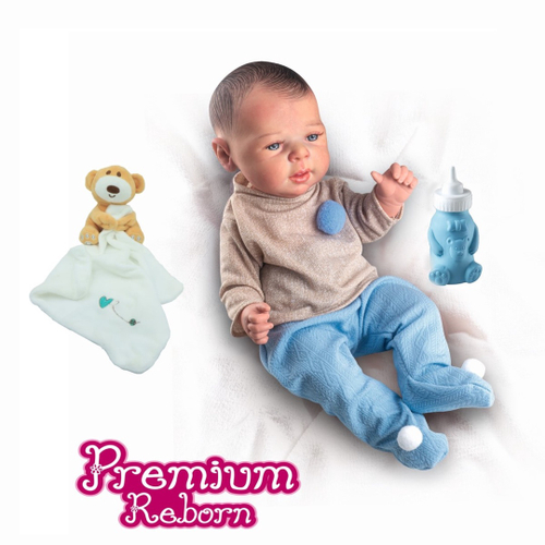 BEBÊ REBORN PEDRINHO MEGA REALISTA TODO EM SILICONE PROMOÇÃO