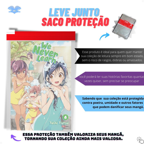 We Never Learn bokuben Mangá Vol. 6 Ao 15 - kit Bokutachi wa Benkyou ga  Dekinai Em Português em Promoção na Americanas