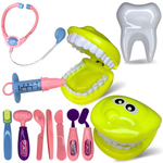 Maletinha Kit de Dentista com Acessórios Verde - 1272 - Pakitoys - DoRéMi  Brinquedos: As melhores marcas em brinquedos e artigos recretativos