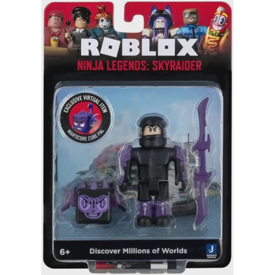 Bonecos Roblox - Playset Ninja Legends Figuras + Cód Virtual