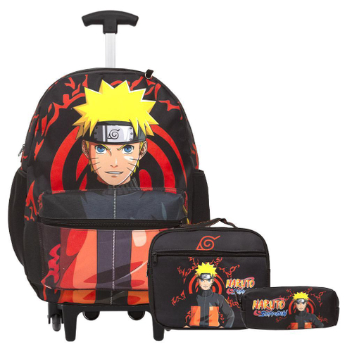 Mochila Original Naruto Akatsuki Nuvem - Bolsa De Costas Escolar Lançamento  Pacific no Shoptime