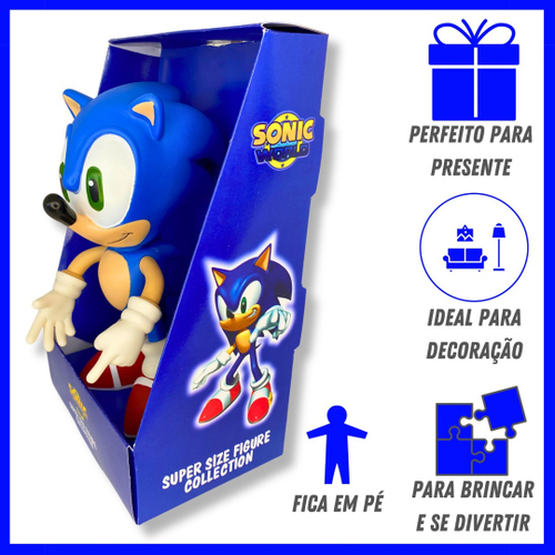 Bonecos Sonic Collection Grande 25cm Caixa Original Azul, Magalu Empresas