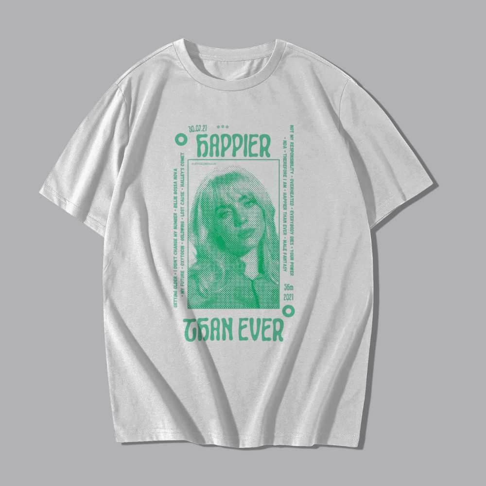 Camiseta billie eilish online verde