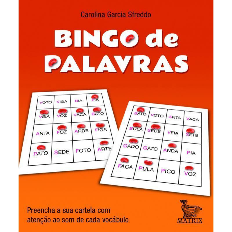 Bingo de palavras simples