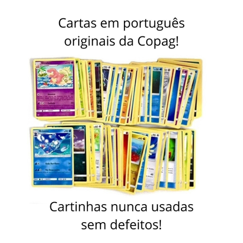 Box Carta Pokémon Lendário Ultra Rara Original Copag + Brinde em Promoção  na Americanas